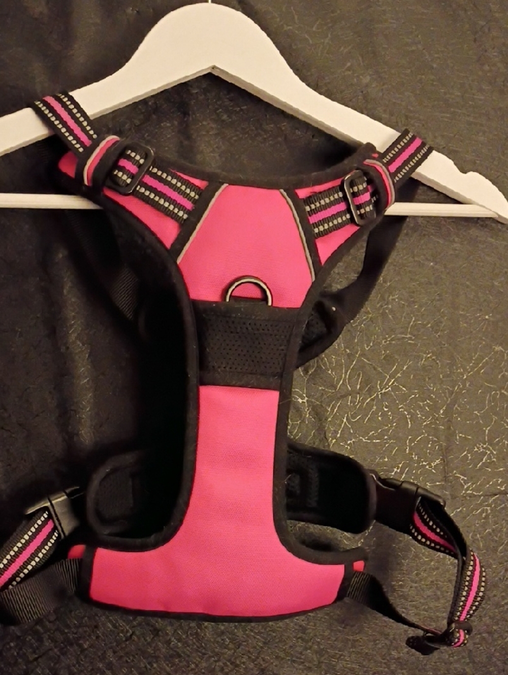 Rabbitgoo Large Pink Padded No-Pull Dog Harness